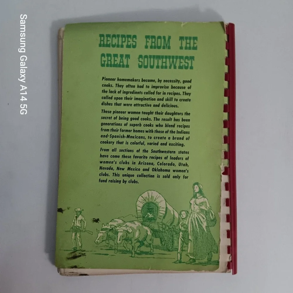 FAVORITE RECIPES The Southwest Cookbook Vintage Family Edition Comb Binding